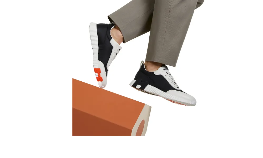 Hermès Paris Bouncing White Black