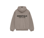 Fear of God Essentials Fleece Hoodie FW24 Heather Grey – vista 1