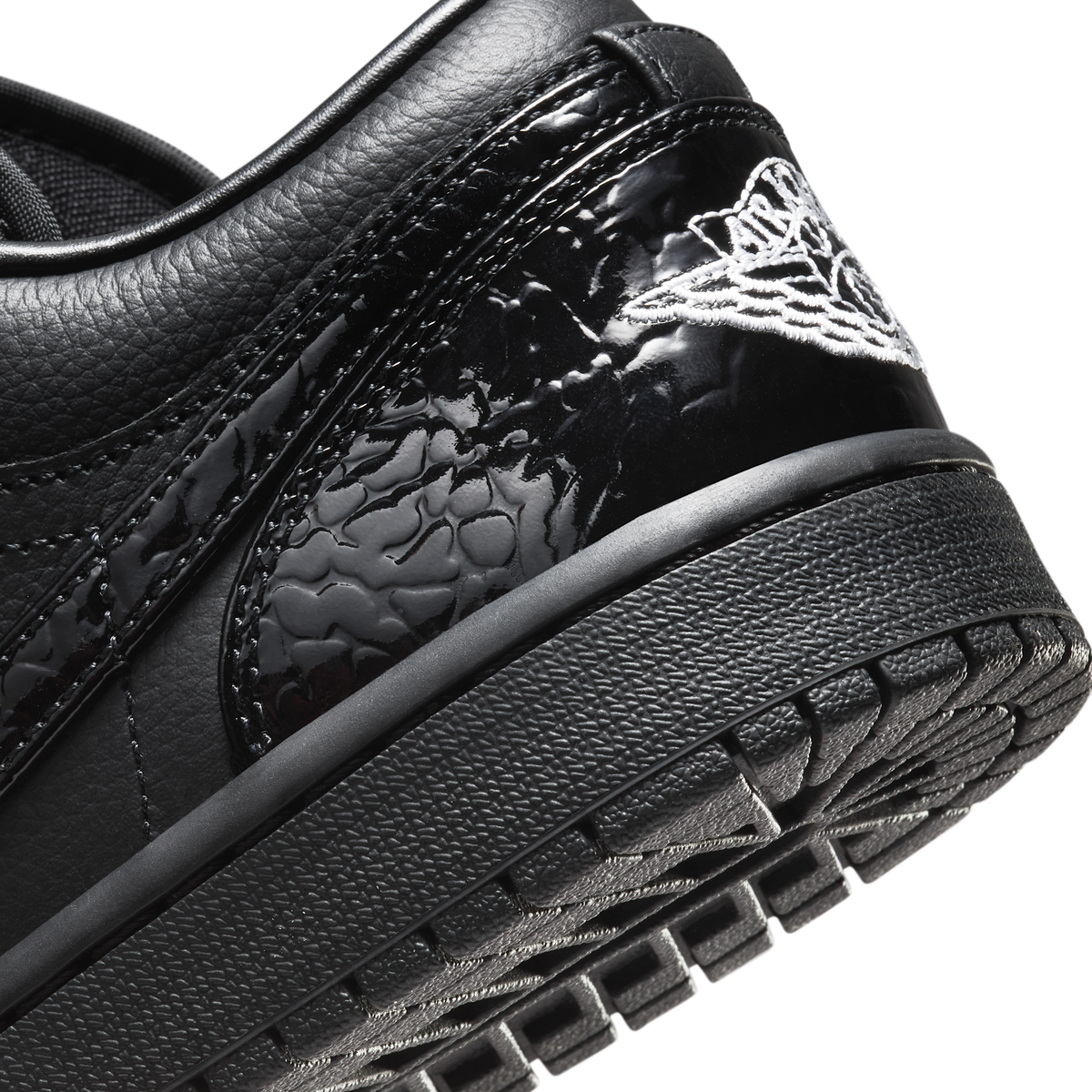 Jordan 1 Low SE Patent Elephant Black (Women's)