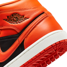 Jordan 1 Mid SE Rush Orange Crimson Bliss (Women's)