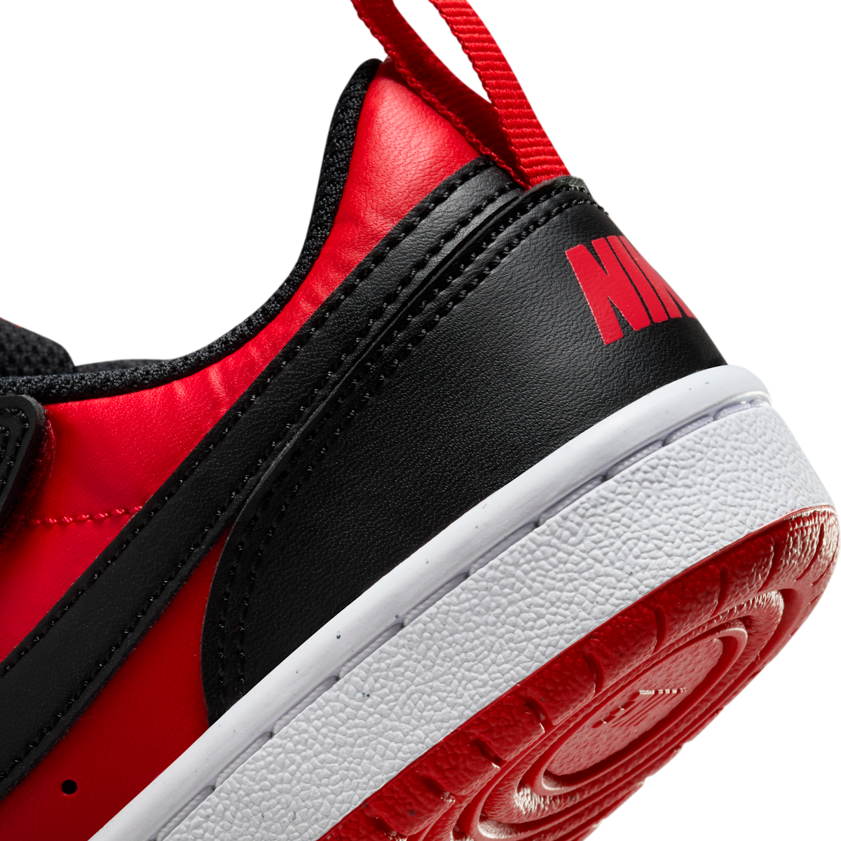 Nike Court Borough Low Recraft University Red Black (PS)