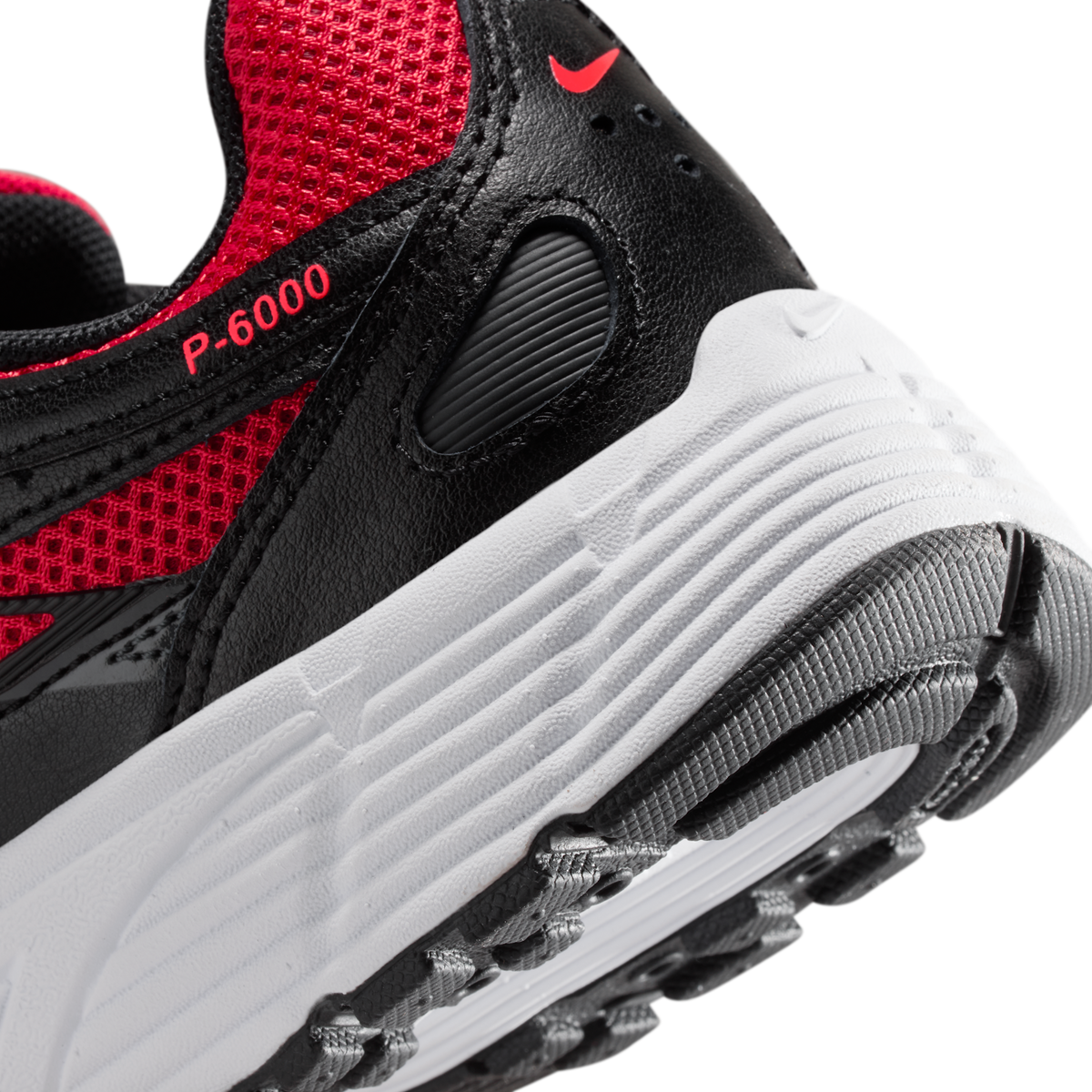 Nike P-6000 University Red Metallic Silver Dark Smoke Grey Black (GS)