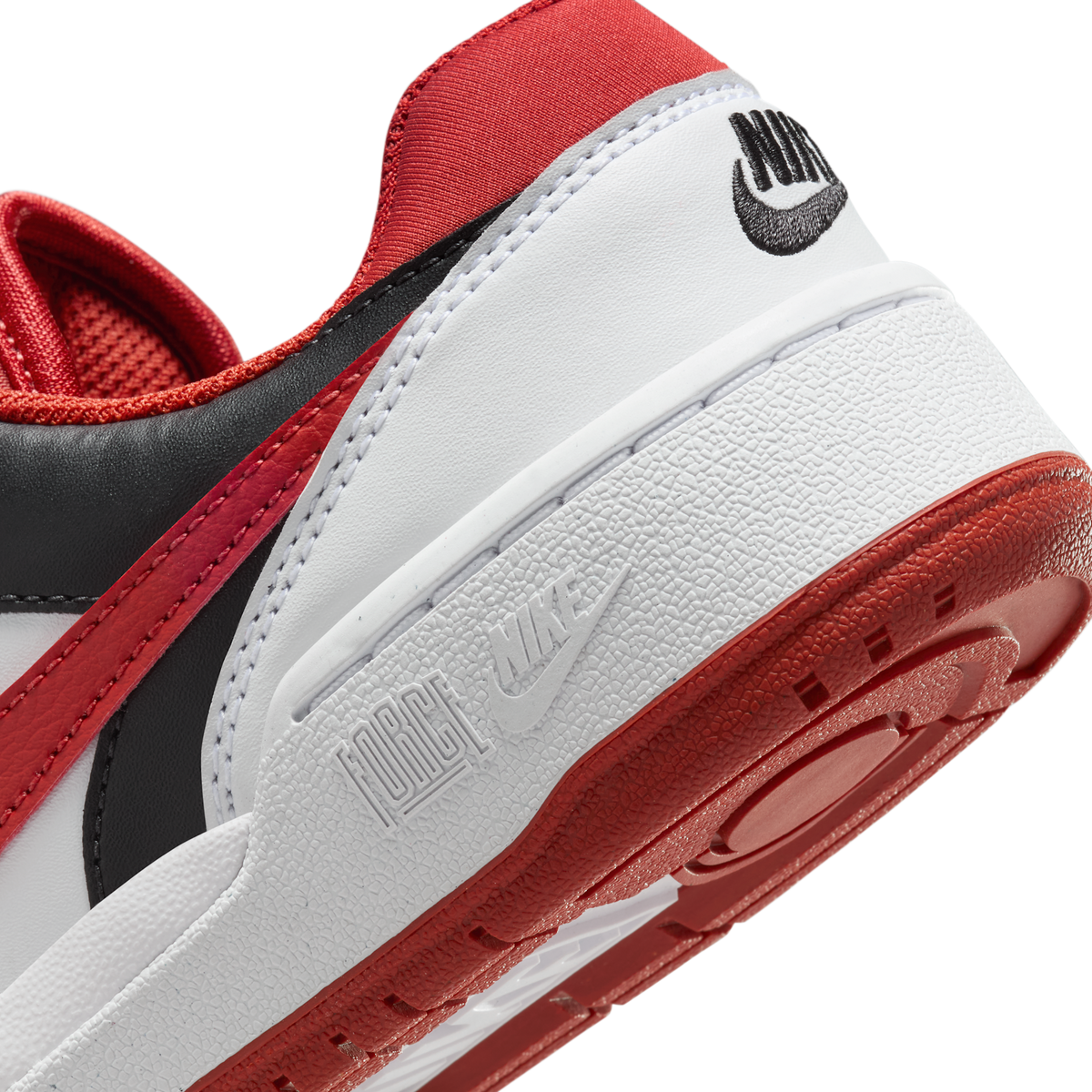 Nike Full Force Low White Black Team Orange Mystic Red (GS) | FV5929-100