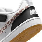 Nike Court Borough Low Black White Leopard Swoosh (PS)
