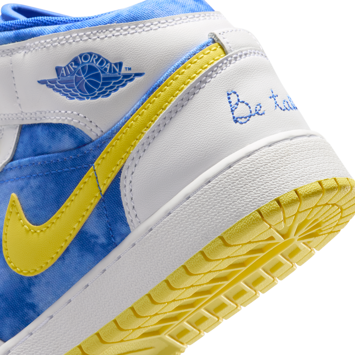 Jordan 1 Mid Sneaker School Be Tall In Your Thinking (GS)
