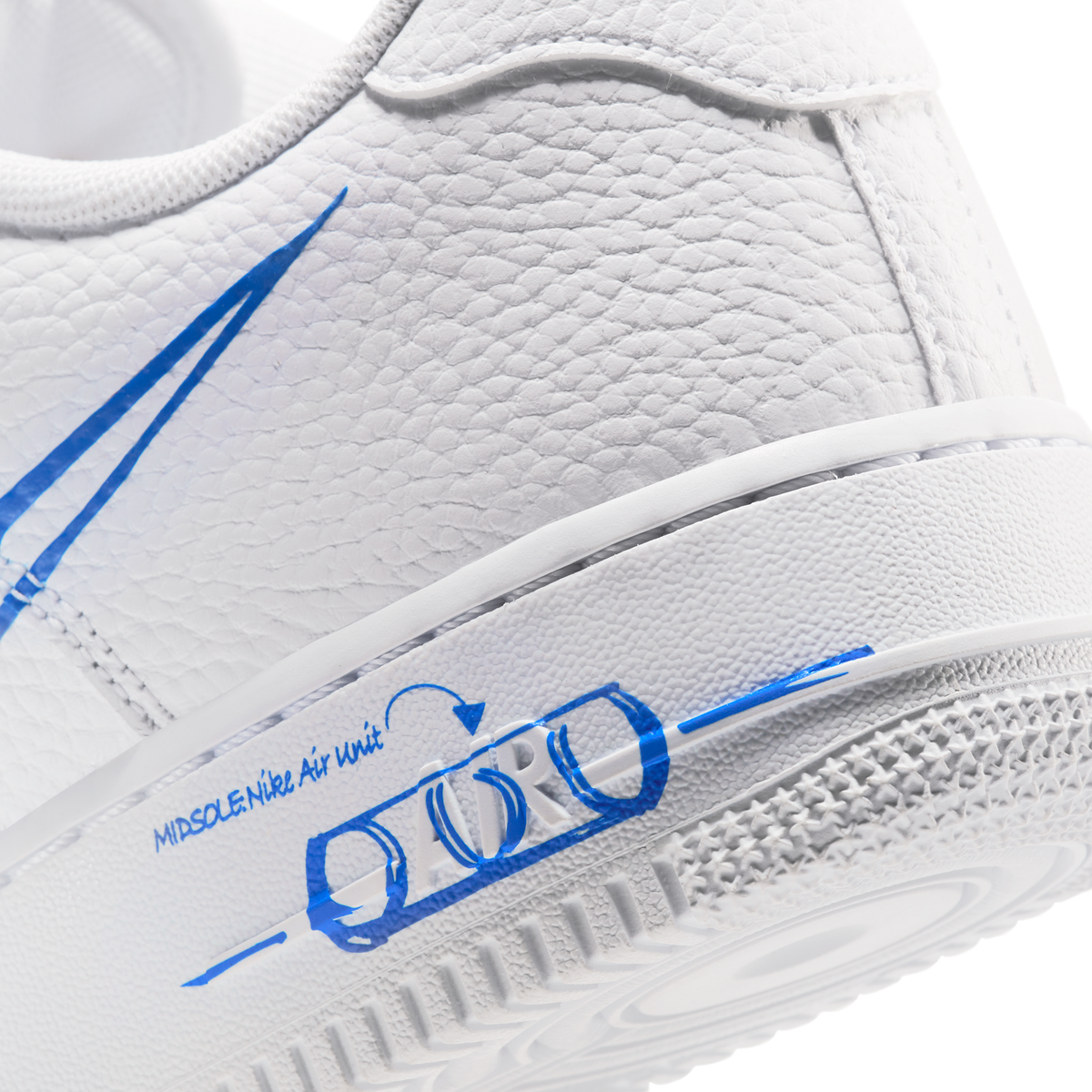 Nike Air Force 1 Low Sketch White Royal