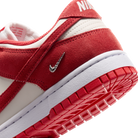 Nike Dunk Low Sail White Metallic Silver Light Crimson (Women's) | IO4244-103