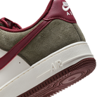 Nike Air Force 1 Low '07 LV8 Cargo Khaki Pale Ivory Dark Team Red