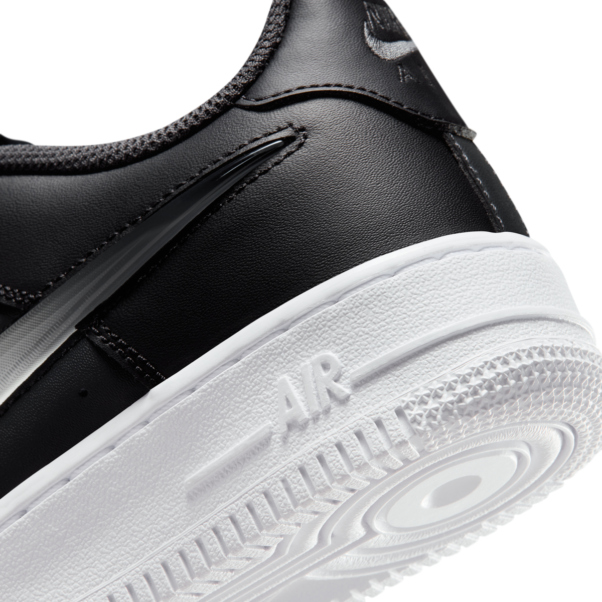 Nike Air Force 1 Low Dark Smoke Grey Black White (GS)