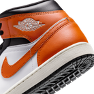 Jordan 1 Mid Black Toe Starfish