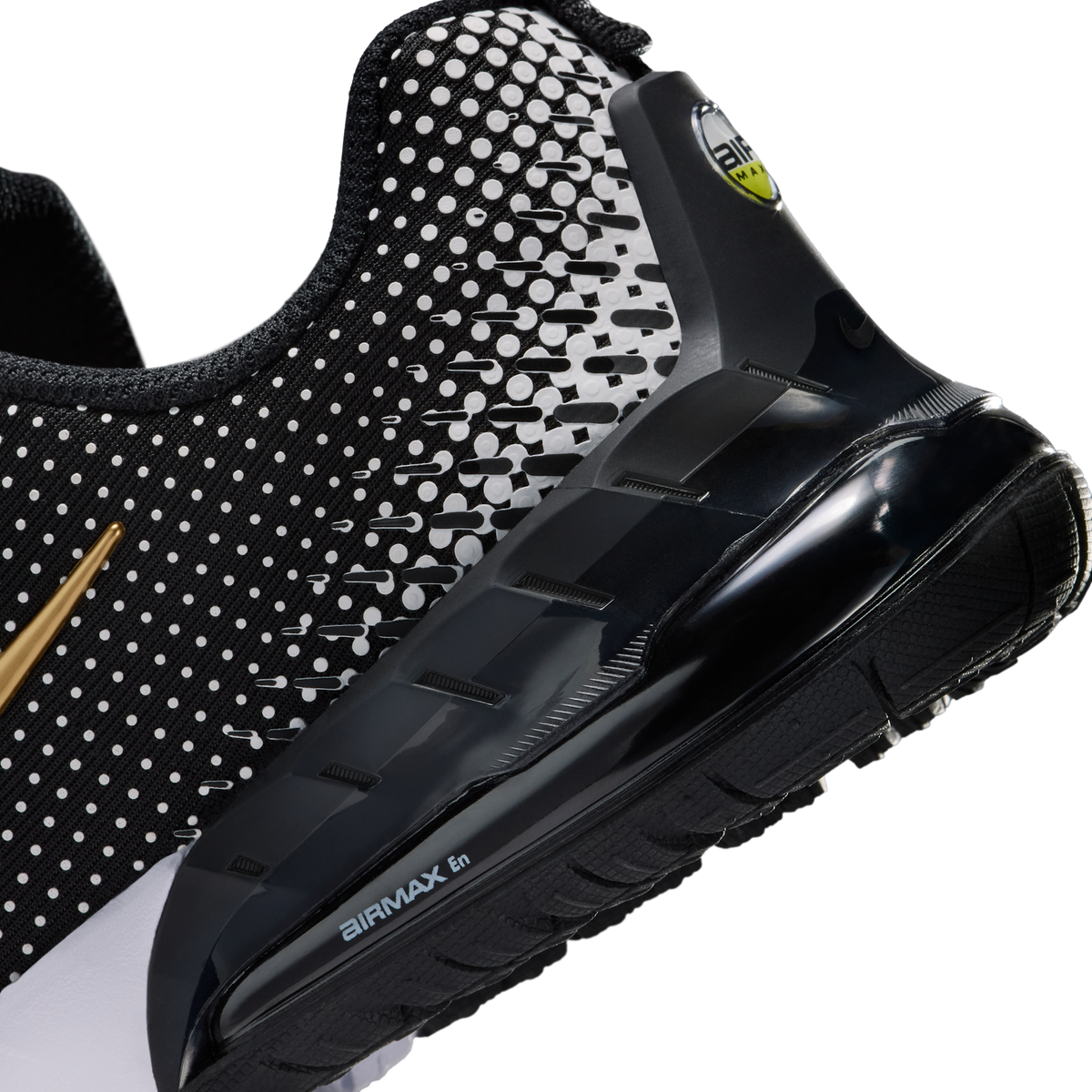 Nike Air Max Phoenix Black White Metallic Gold (PS)