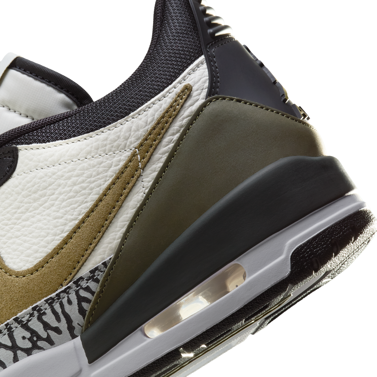 Jordan Legacy 312 Low Sail Black Medium Olive