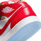 Jordan 1 Mid Barcelona Sweater Red Patent