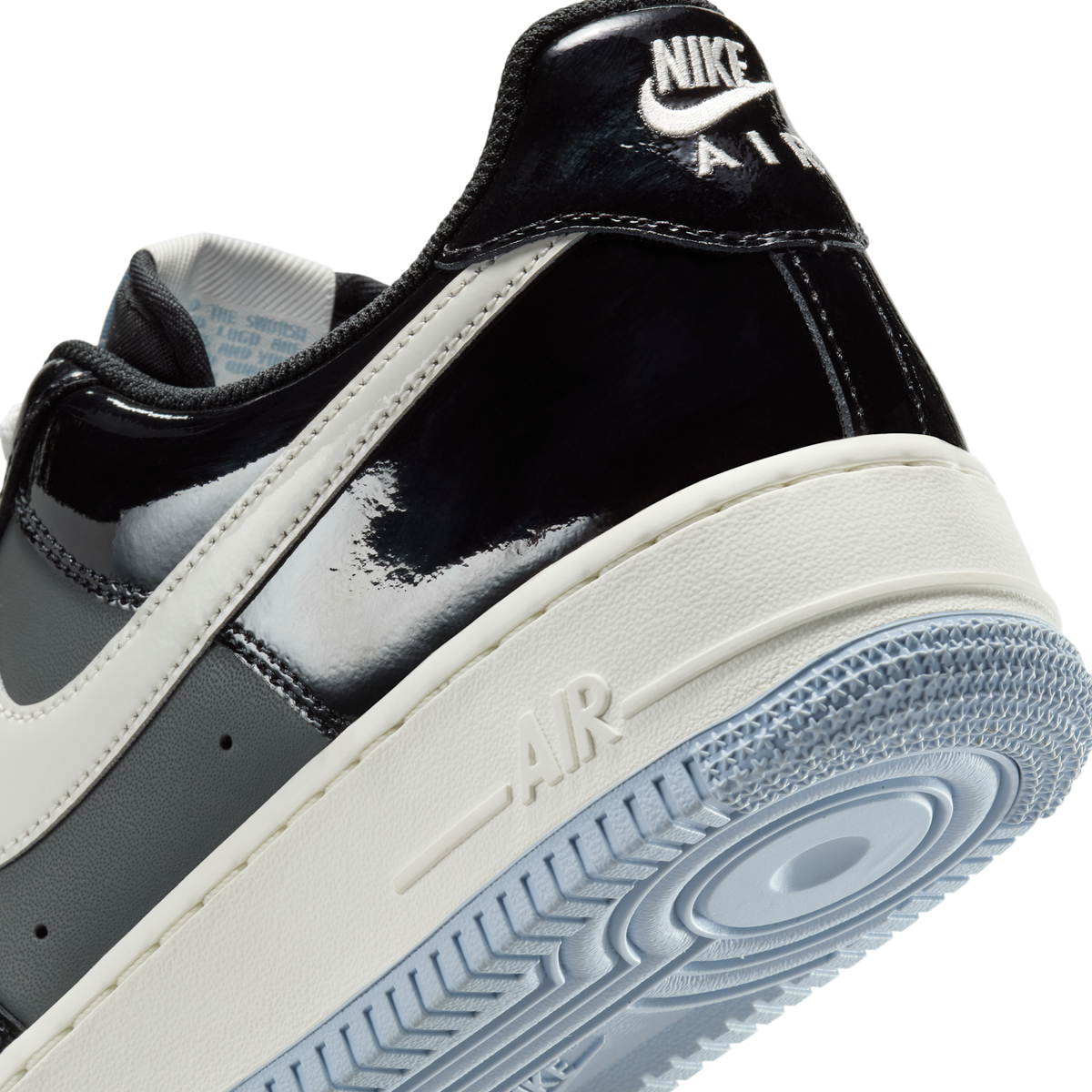 Nike Air Force 1 Low Black Iron Grey Patent