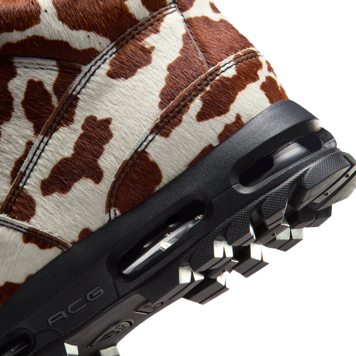 Nike Air Max Goadome Sail Cacao Wow Cow Print Pony Hair | IO4635-100