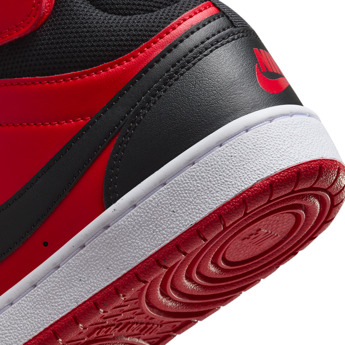 Nike Court Borough Mid 2 University Red White Black (GS)
