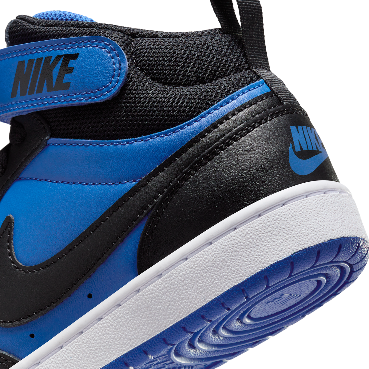 Nike Court Borough Mid 2 Game Royal White Black (GS)