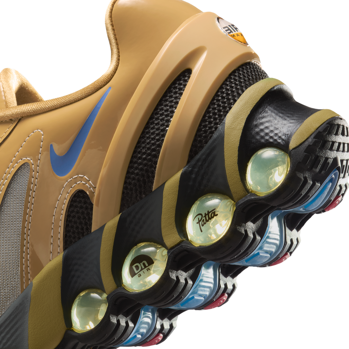 Nike Air Max Dn8 Patta Club Gold Metallic Silver | IB4029-700