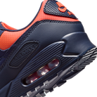 Nike Air Max 90 Blackened Blue Lemon Venom Hyper Crimson Gradient