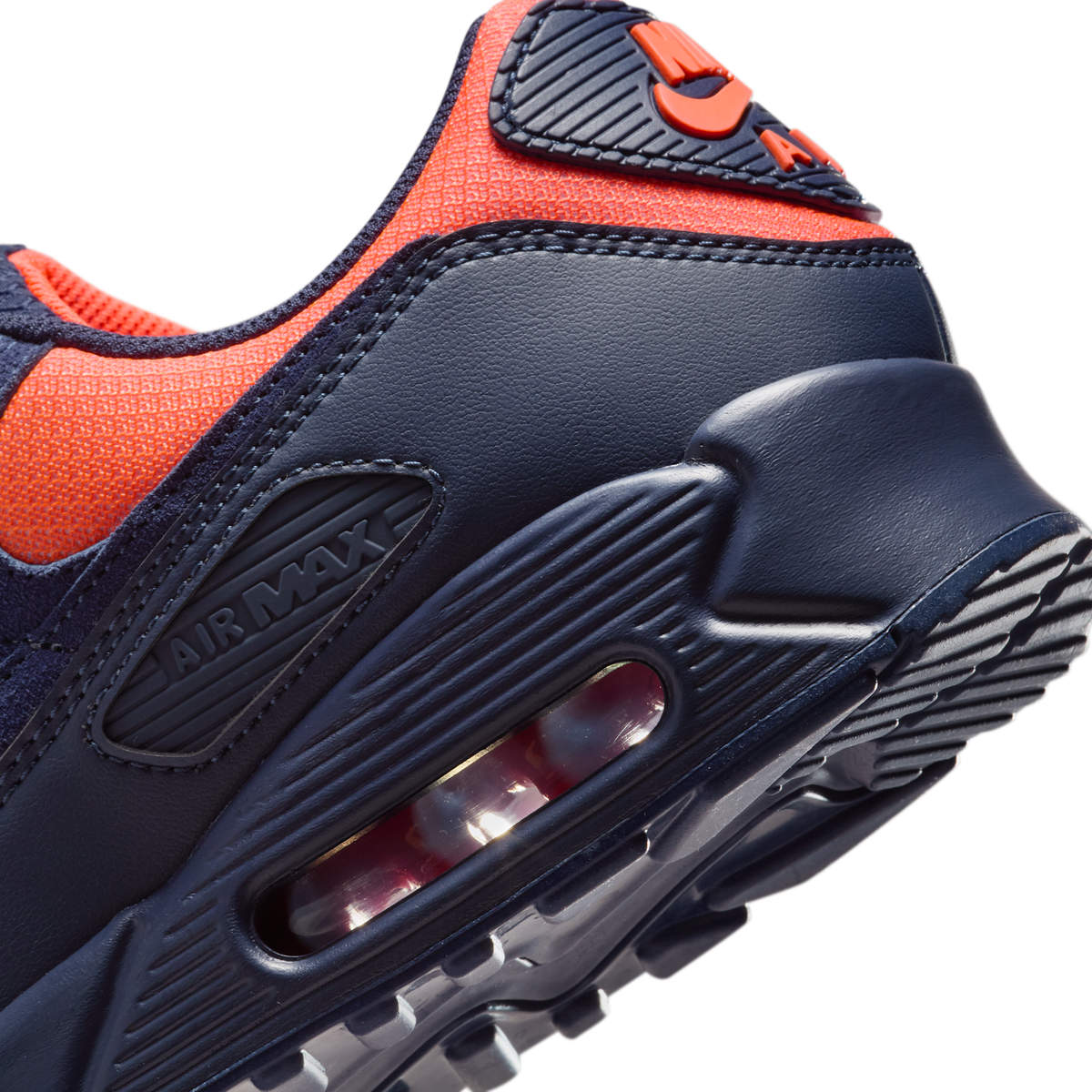 Nike Air Max 90 Blackened Blue Lemon Venom Hyper Crimson Gradient