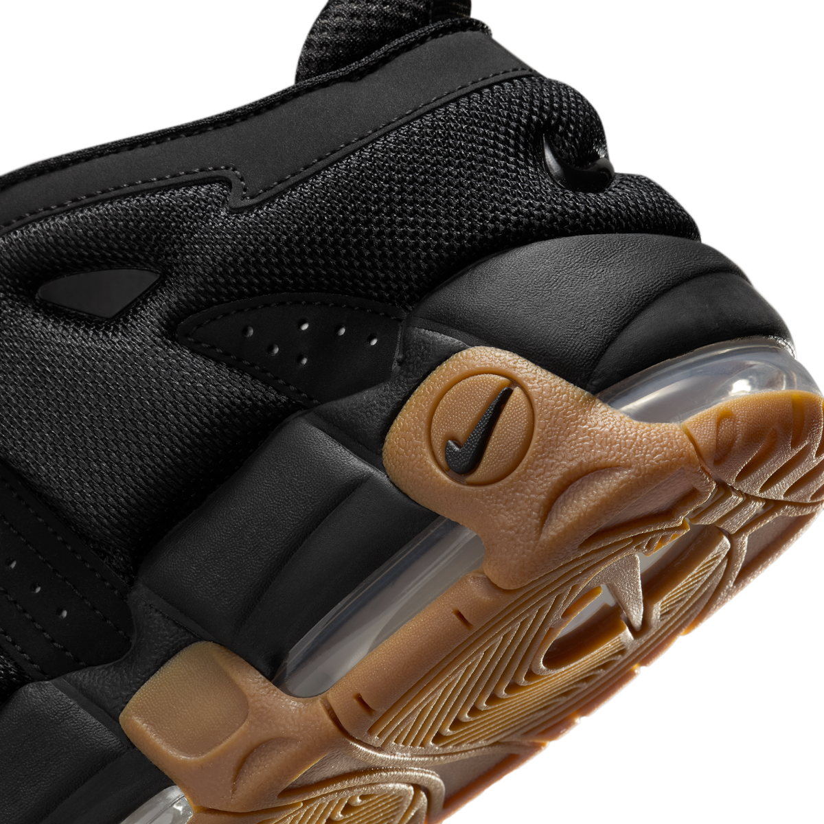 Nike Air More Uptempo Low Black Gum | FZ3055-003