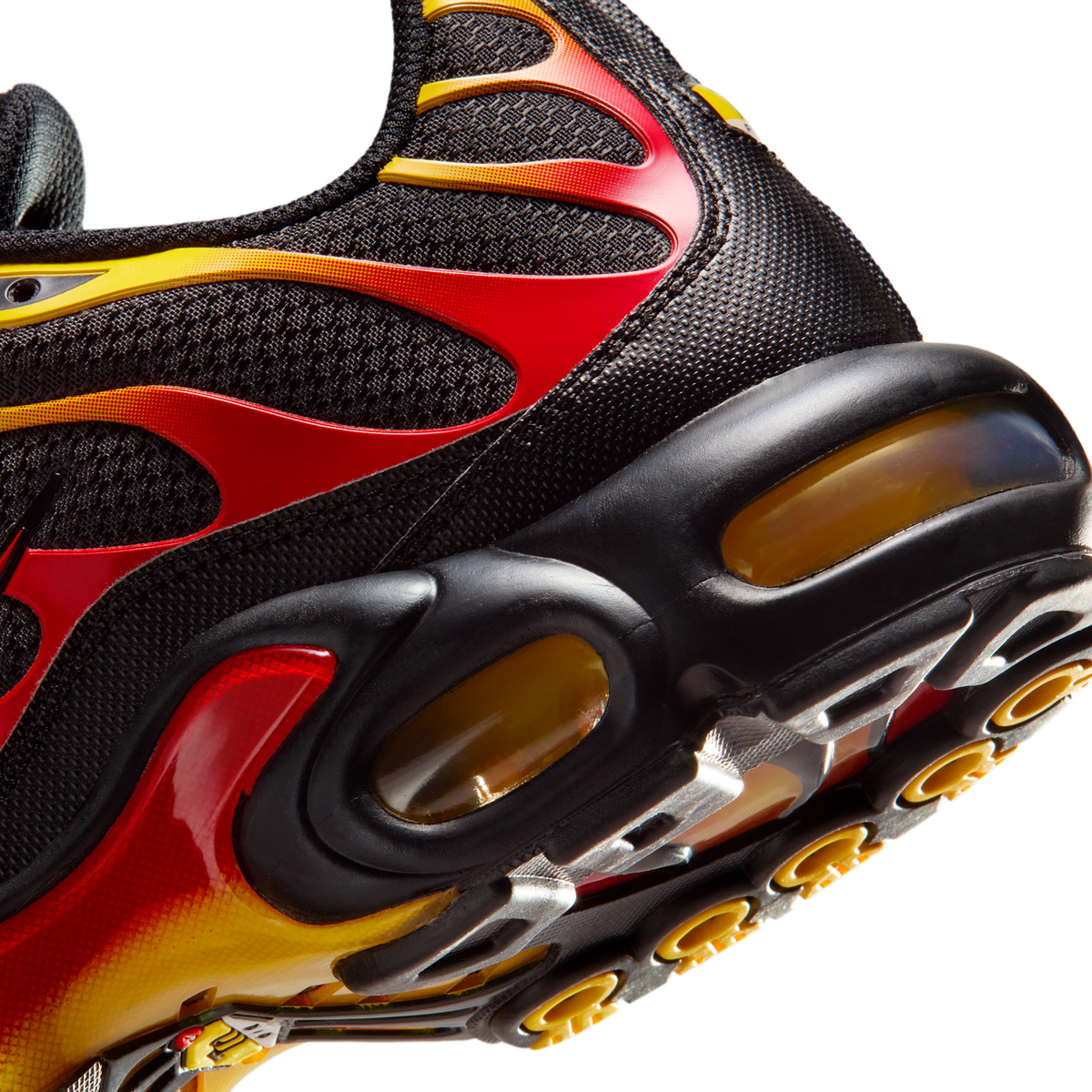 Nike Air Max Plus Black University Gold Red