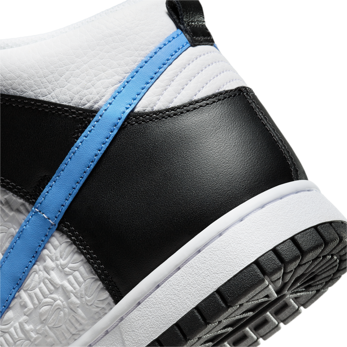 Nike Dunk High Retro FLC Black University Blue White | FJ4210-001