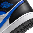 Jordan 1 Mid White Black Racer Blue