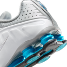 Nike Shox R4 Metallic Silver White Blue Lagoon | HQ1988-005