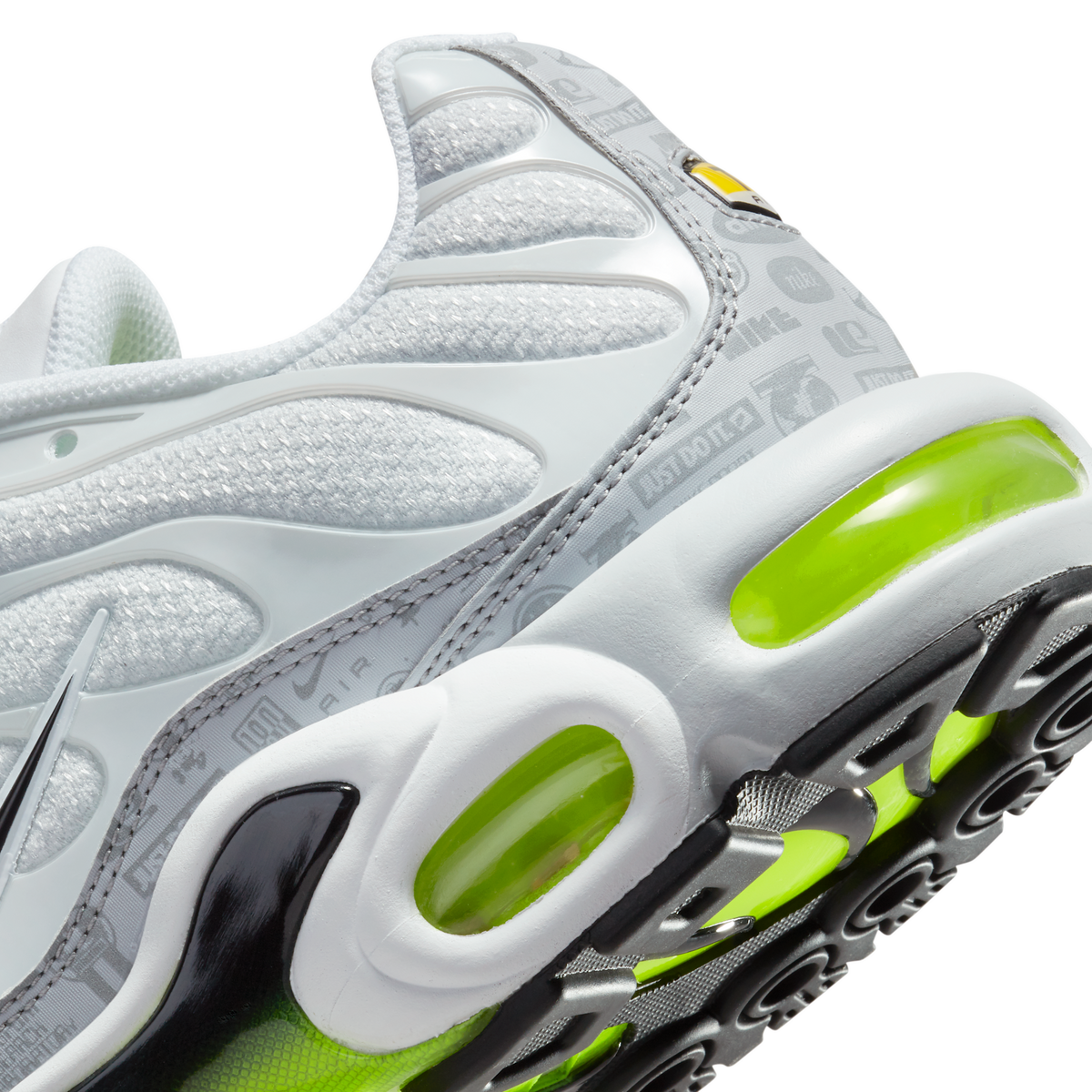 Nike Air Max Plus Platinum Grey Reflective Logos