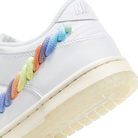 Nike Dunk Low SE Rainbow Lace Swoosh White (GS)