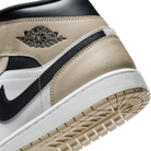 Jordan 1 Mid Summit White Off Noir Rattan