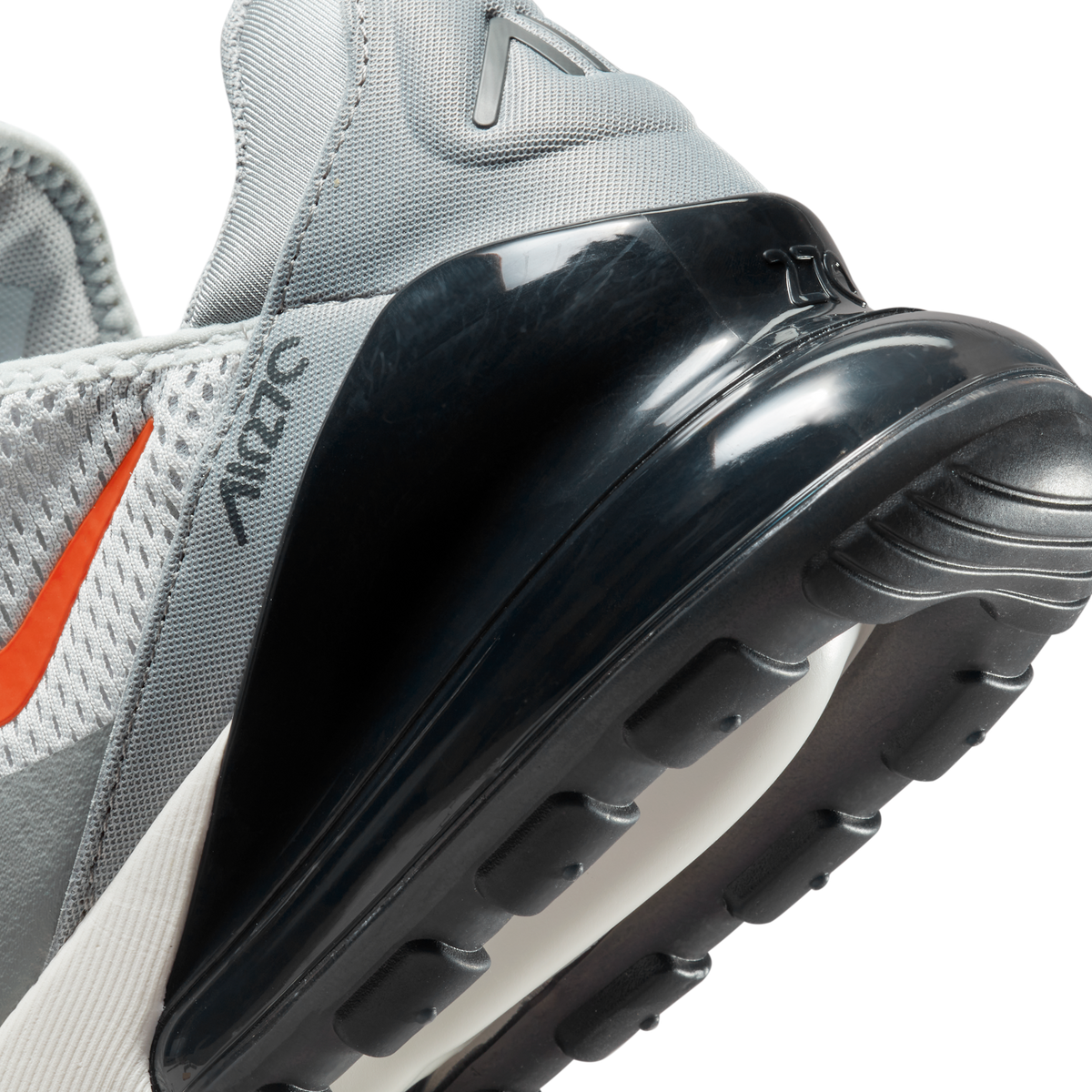 Nike Air Max 270 Grey Fog Team Orange Sail