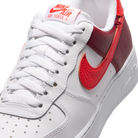 Nike Air Force 1 Low '07 White Light Crimson Gold Charm Bracelet (Women's)