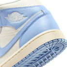 Jordan 1 Mid Psychic Blue Sail Coconut Milk (Women's)