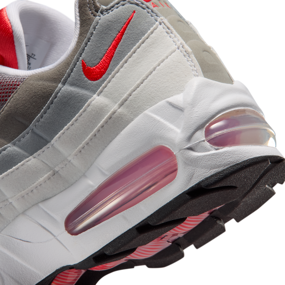 Nike Air Max 95 OG Big Bubble White Light Crimson (Women's)