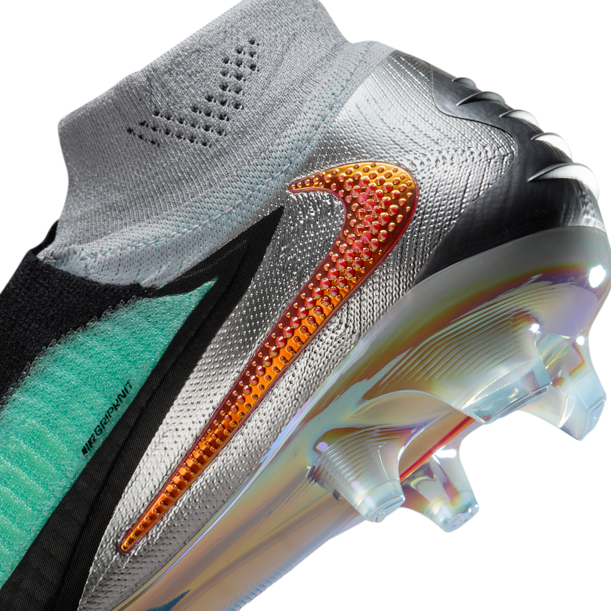 Nike Phantom 6 High Elite FG Chrome Black