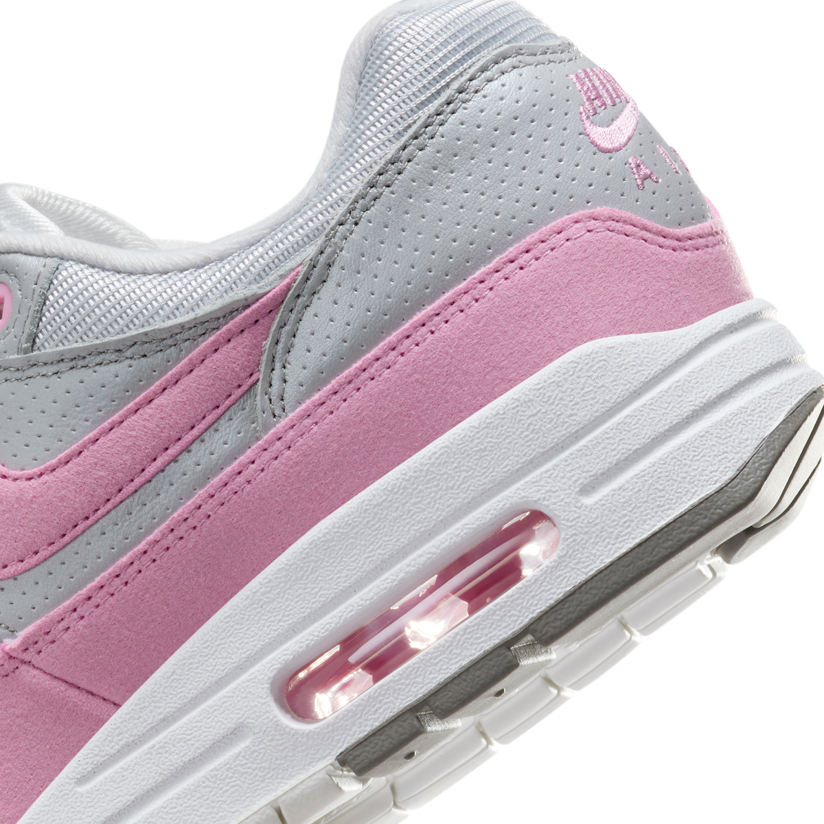 Nike Air Max 1 '87 Metallic Platinum Pink Rise (Women's)