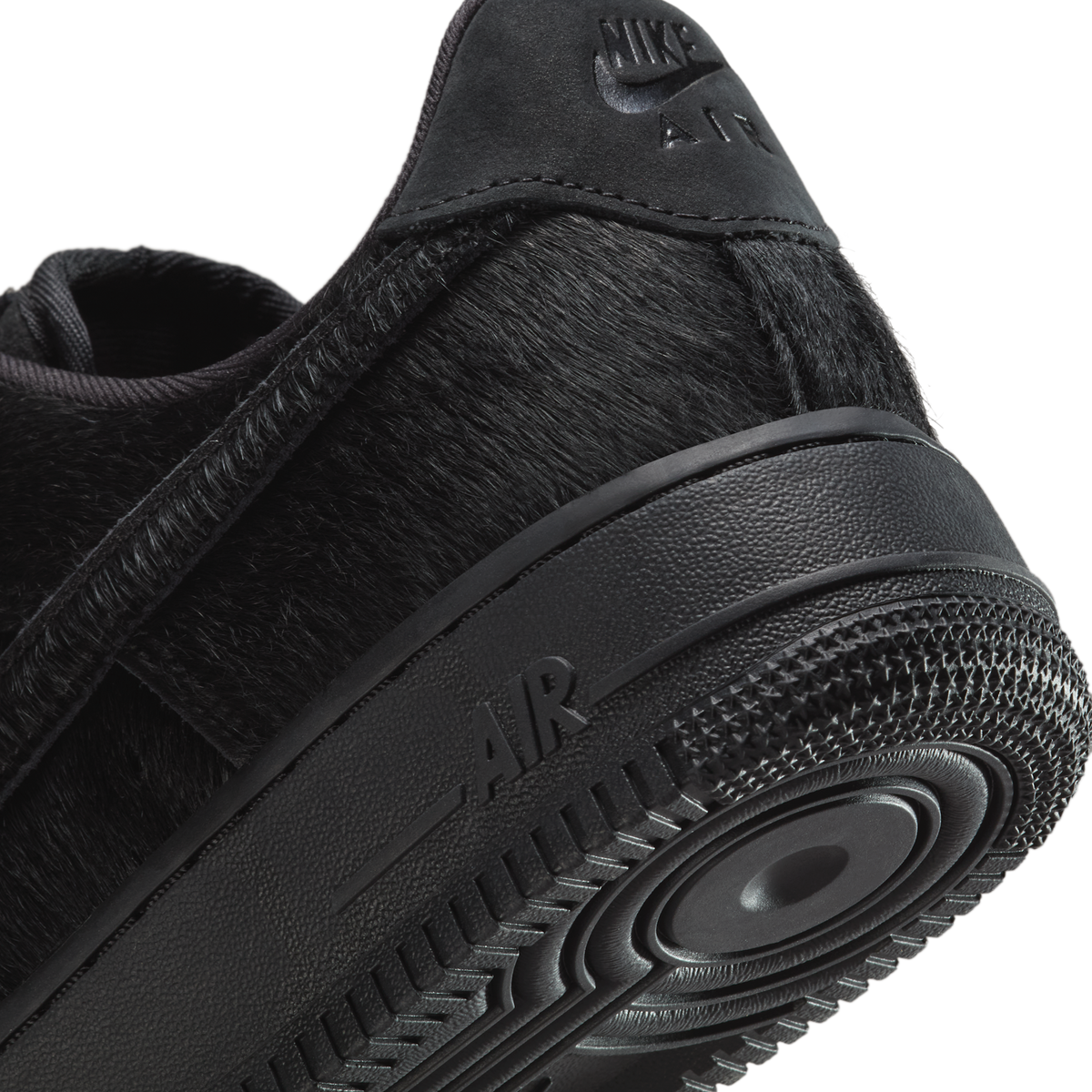 Nike Air Force 1 Low '07 Triple Black Pony Hair (Women's)