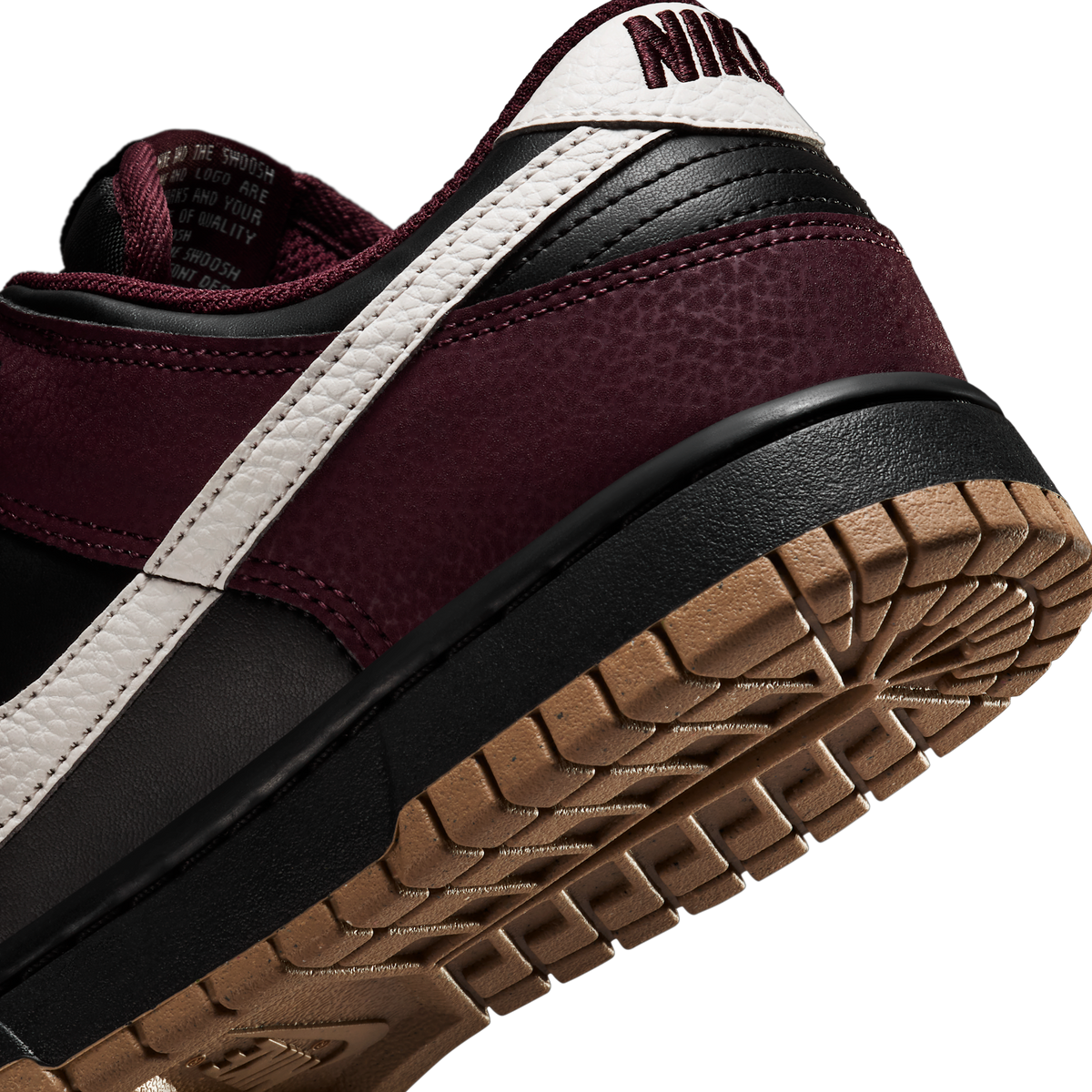 Nike Dunk Low Next Nature Burgundy Crush Black (Women's) | HM9658-600