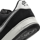 Nike Air Force 1 Low '07 LV8 Black Sail Embroidered Swoosh