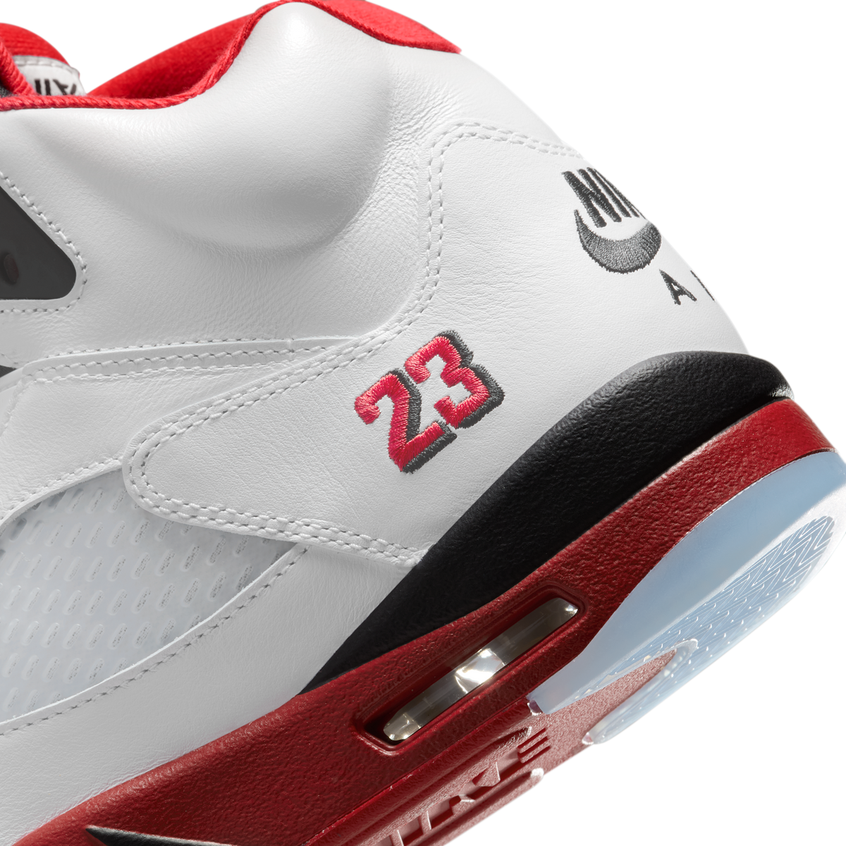 Jordan 5 Retro Fire Red Black Tongue (2025)