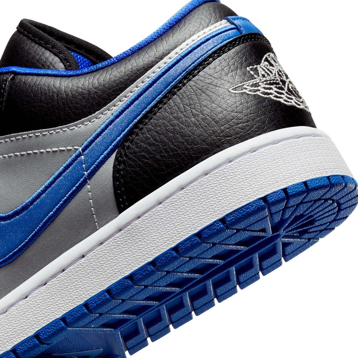 Jordan 1 Low Black Game Royal Metallic Platinum