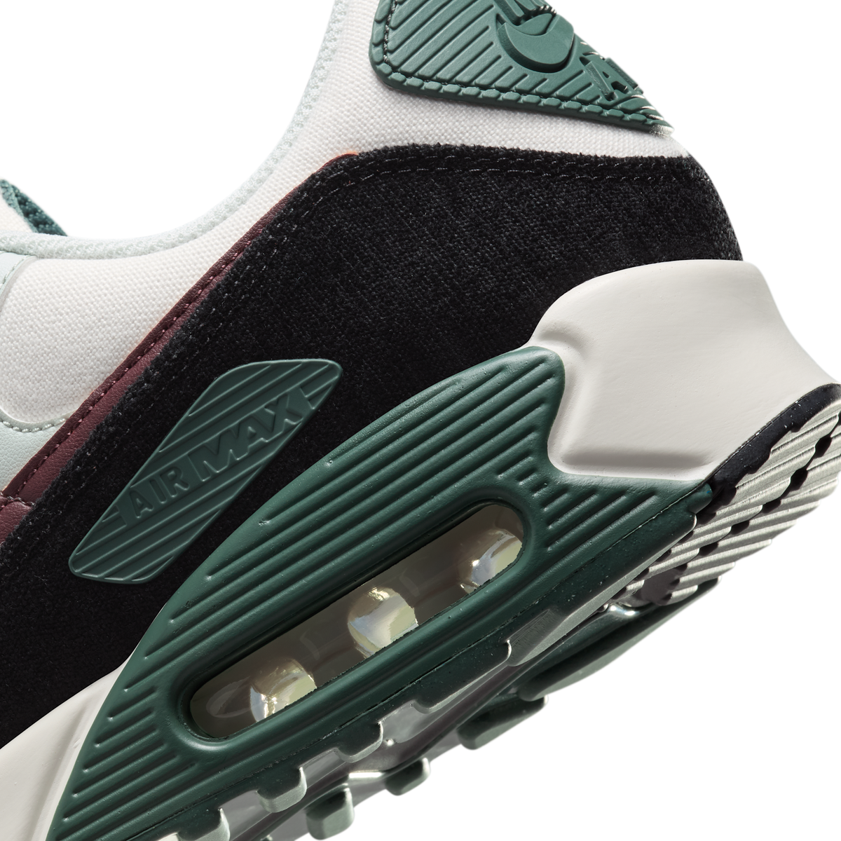 Nike Air Max 90 Burgundy Crush Vintage Green