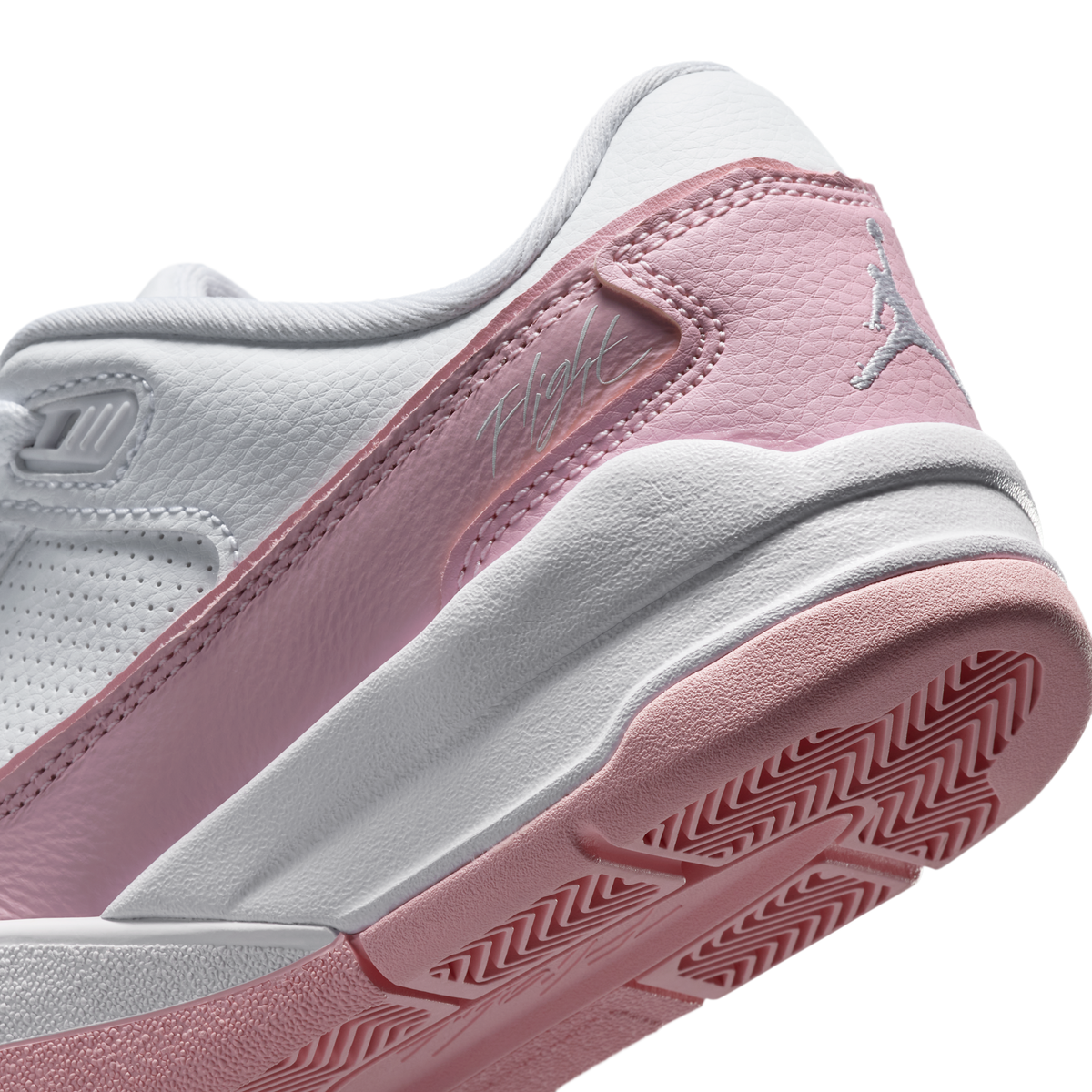 Jordan Flight Court White Medium Soft Pink (GS)