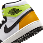 Jordan 1 Retro High Golf White University Gold Volt Black