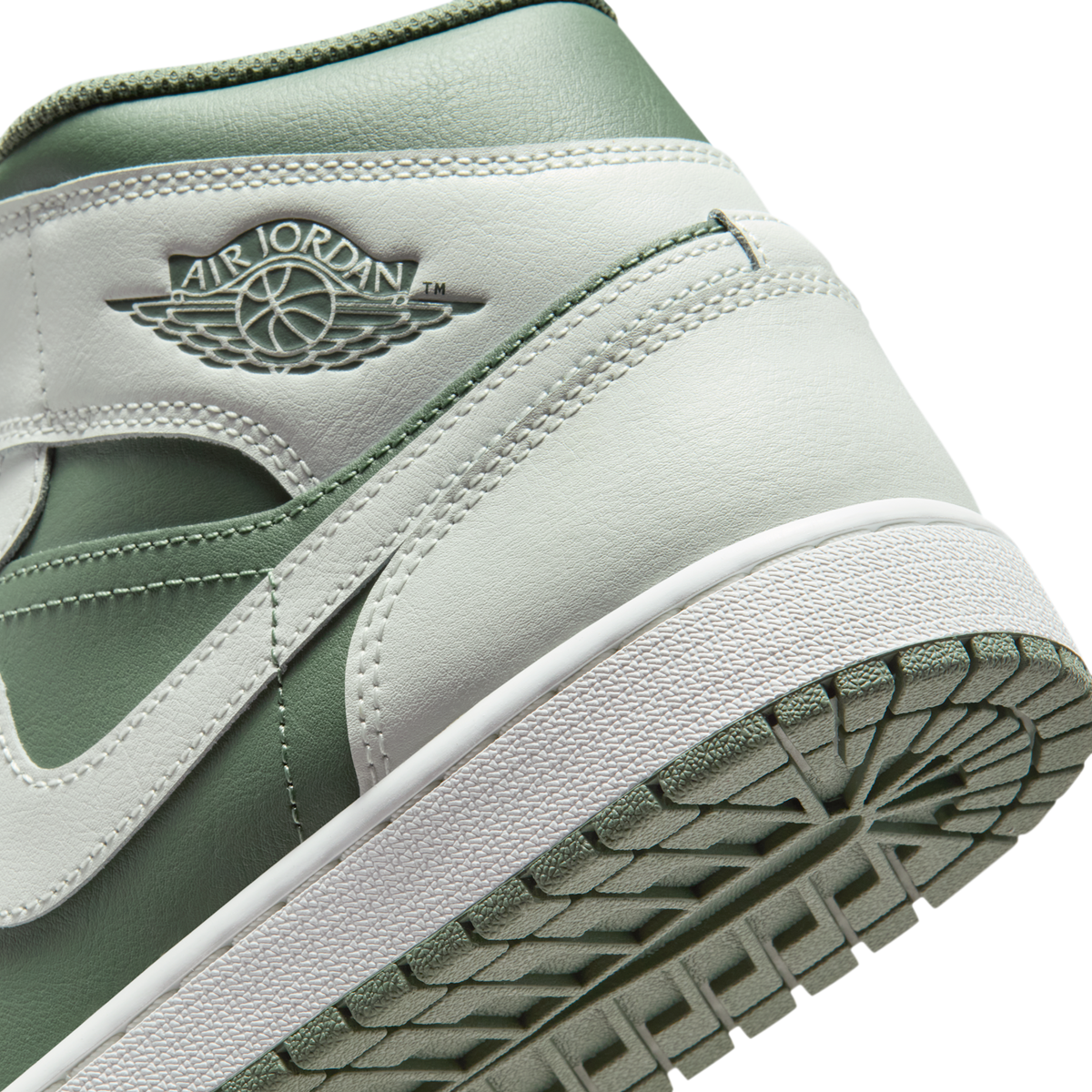 Jordan 1 Mid Summit White Vintage Lichen