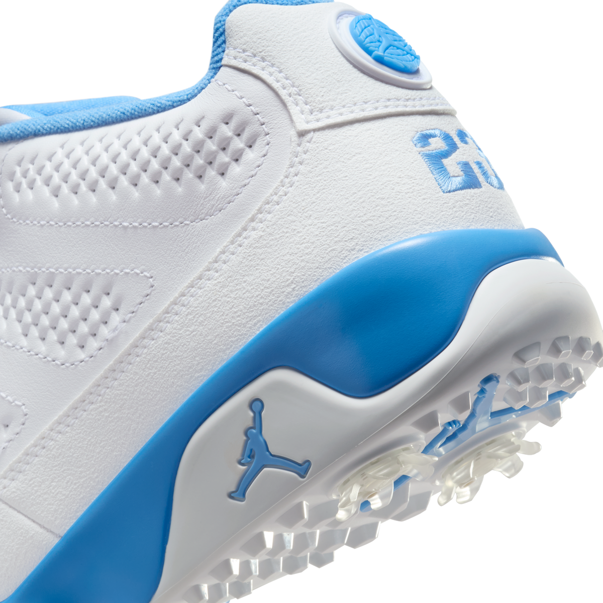 Jordan 9 Retro Low Golf White University Blue