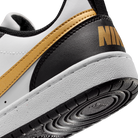 Nike Court Borough Low Recraft Black White Metallic Gold (GS)