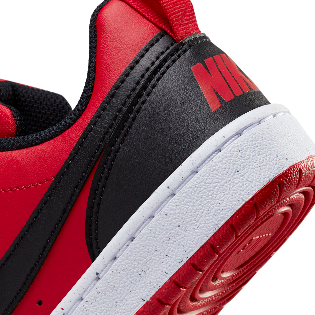 Nike Court Borough Low Recraft University Red Black (GS)